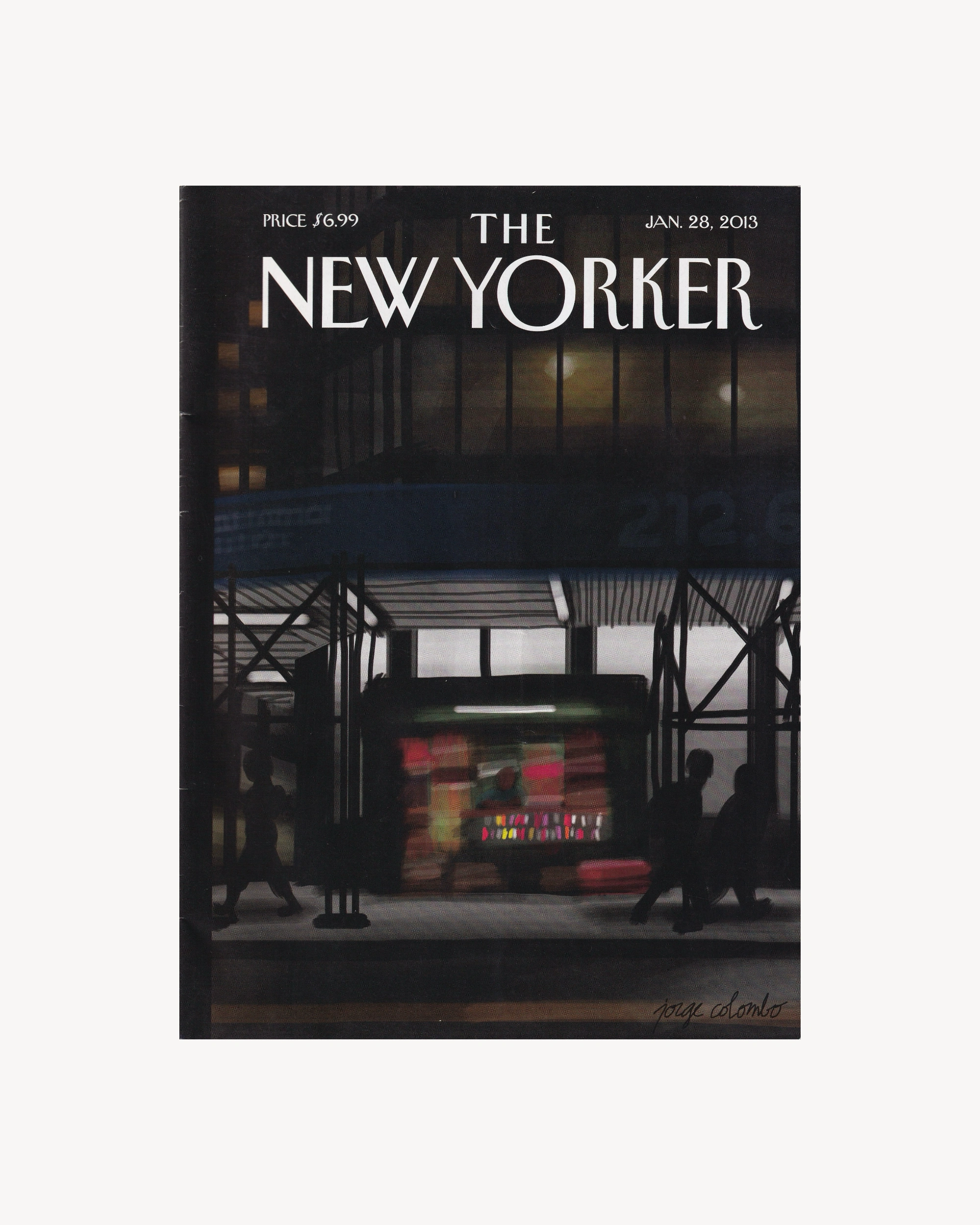 The New Yorker "Newsstand" 28 Jan. 2013 Mags & Zines The New Yorker