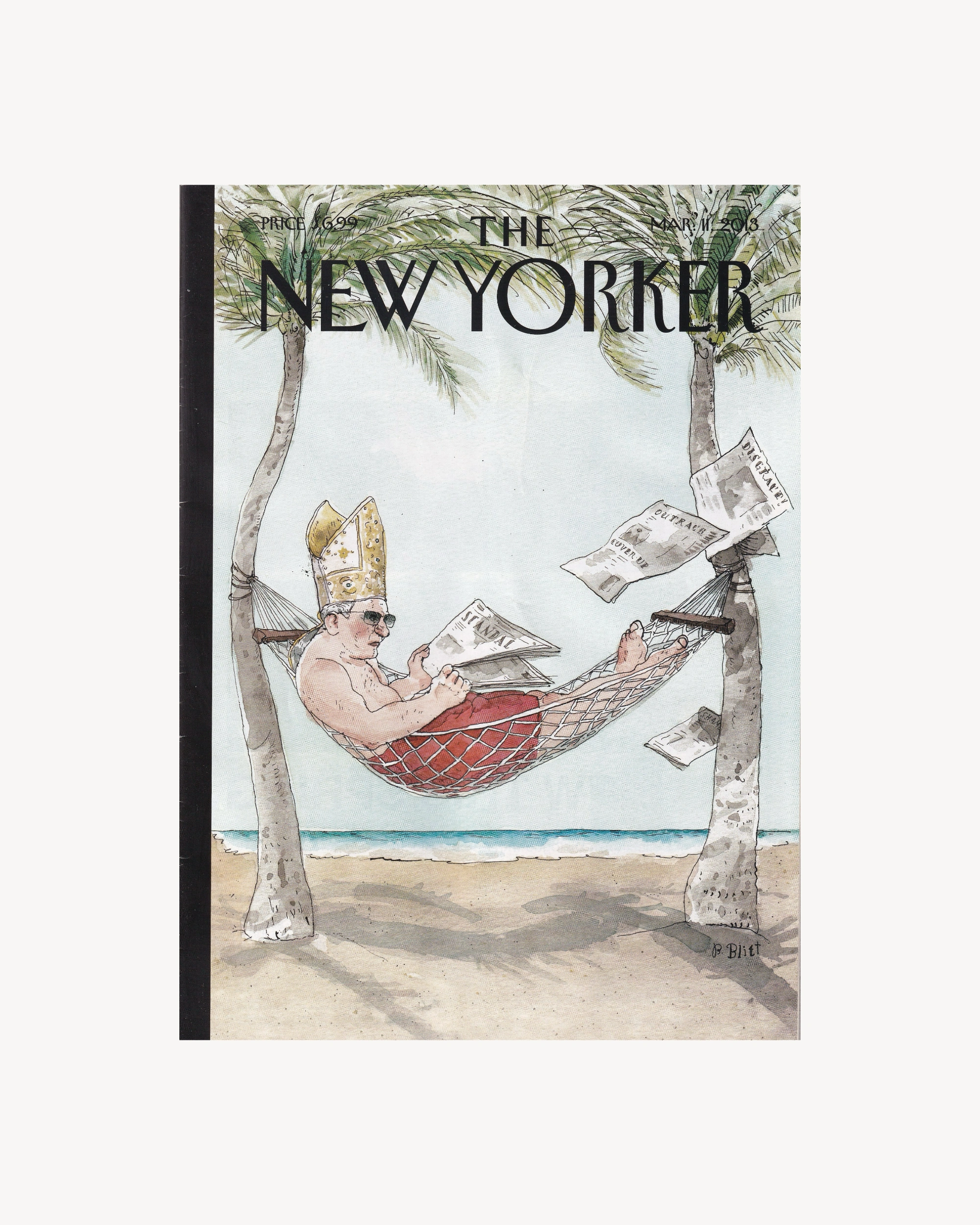 The New Yorker "Sic Transit Glora Mundi" 11 Mar. 2013 Mags & Zines The New Yorker