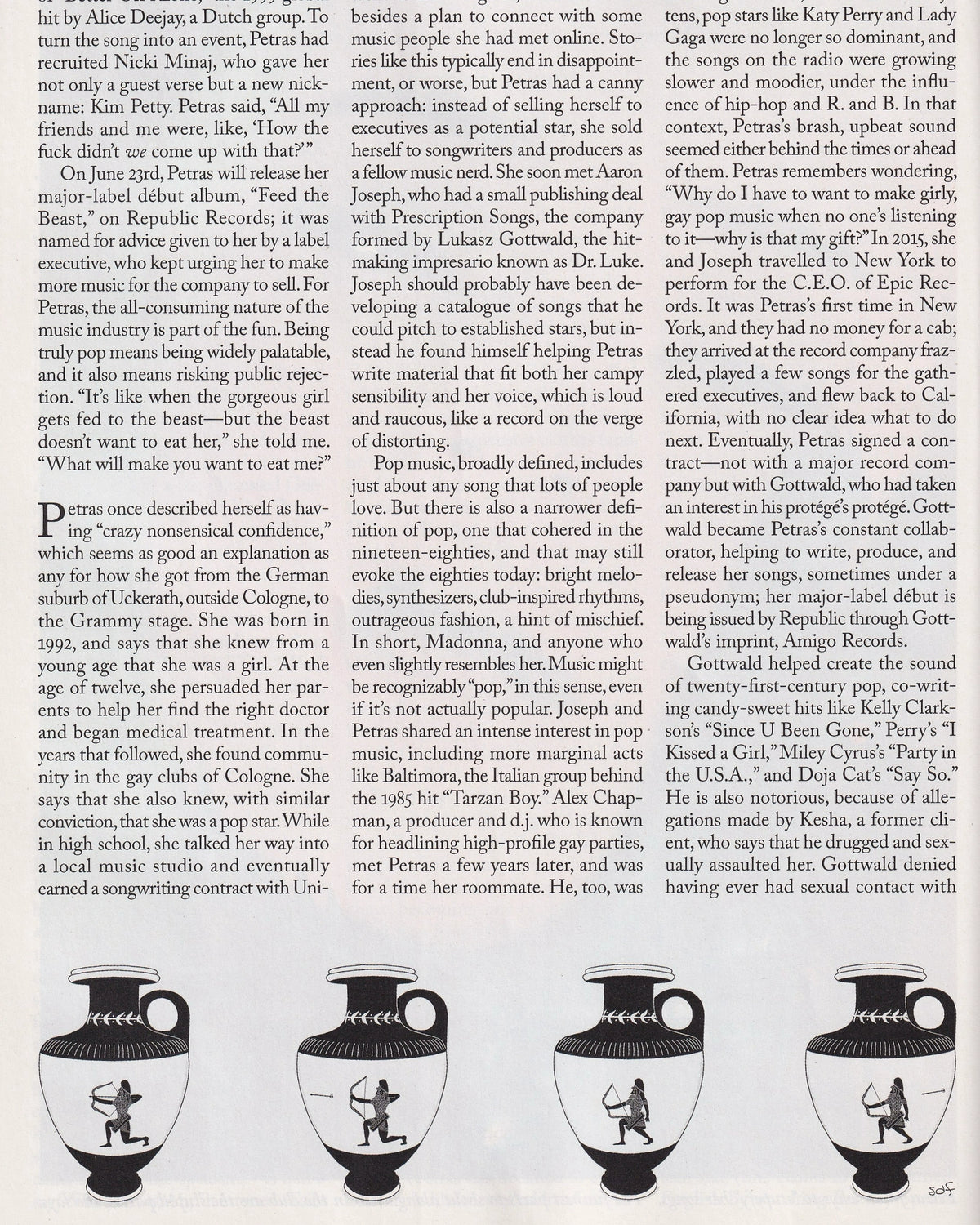 The New Yorker "The Art of Music" 5 June 2023 Mags & Zines The New Yorker