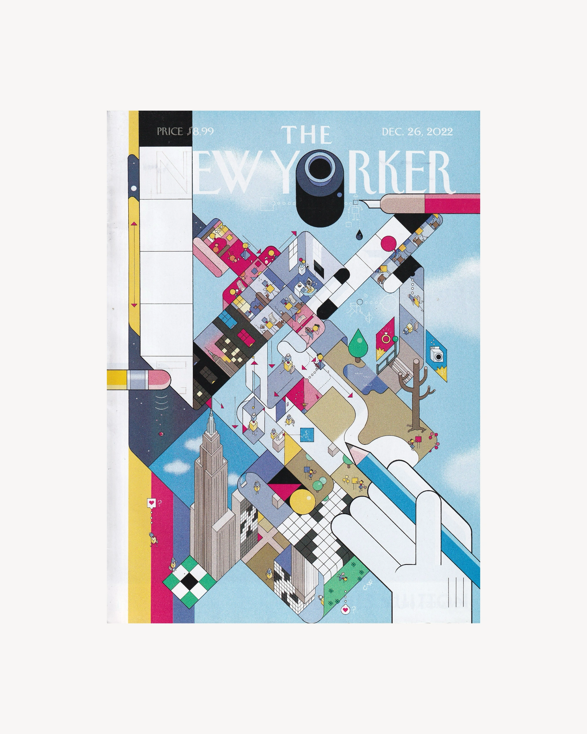 The New Yorker "Ups and Downs" 26 Dec. 2022 Mags & Zines The New Yorker