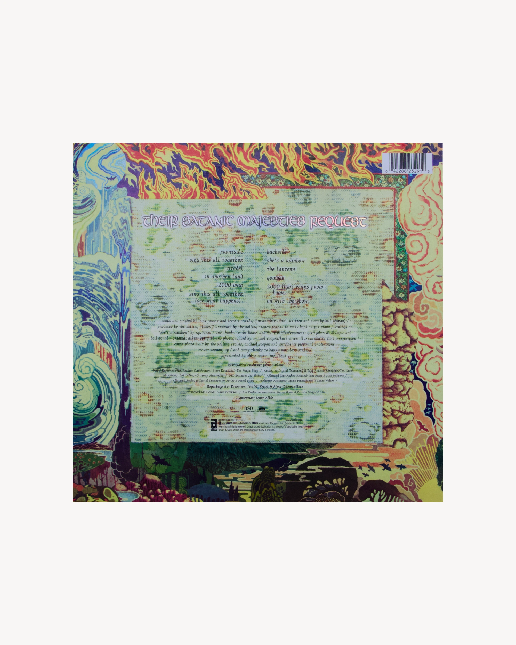 Their Satanic Majesties Request - The Rolling Stones 2003 (rainbow cover) LP ABKCO Records