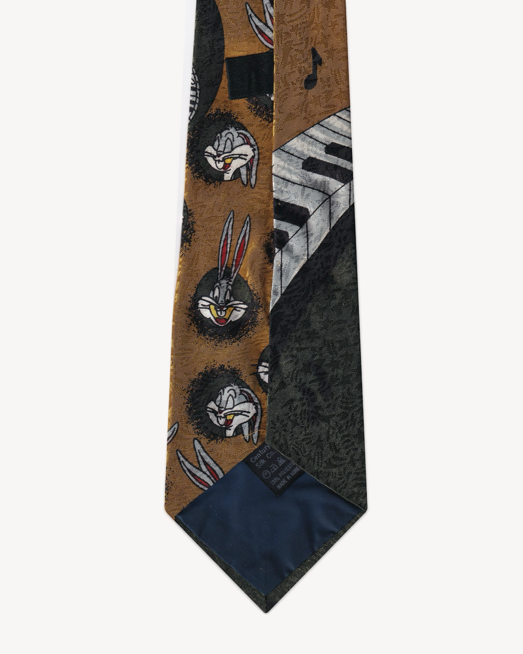 Tie “Bugs Bunny Piano” Looney Tunes