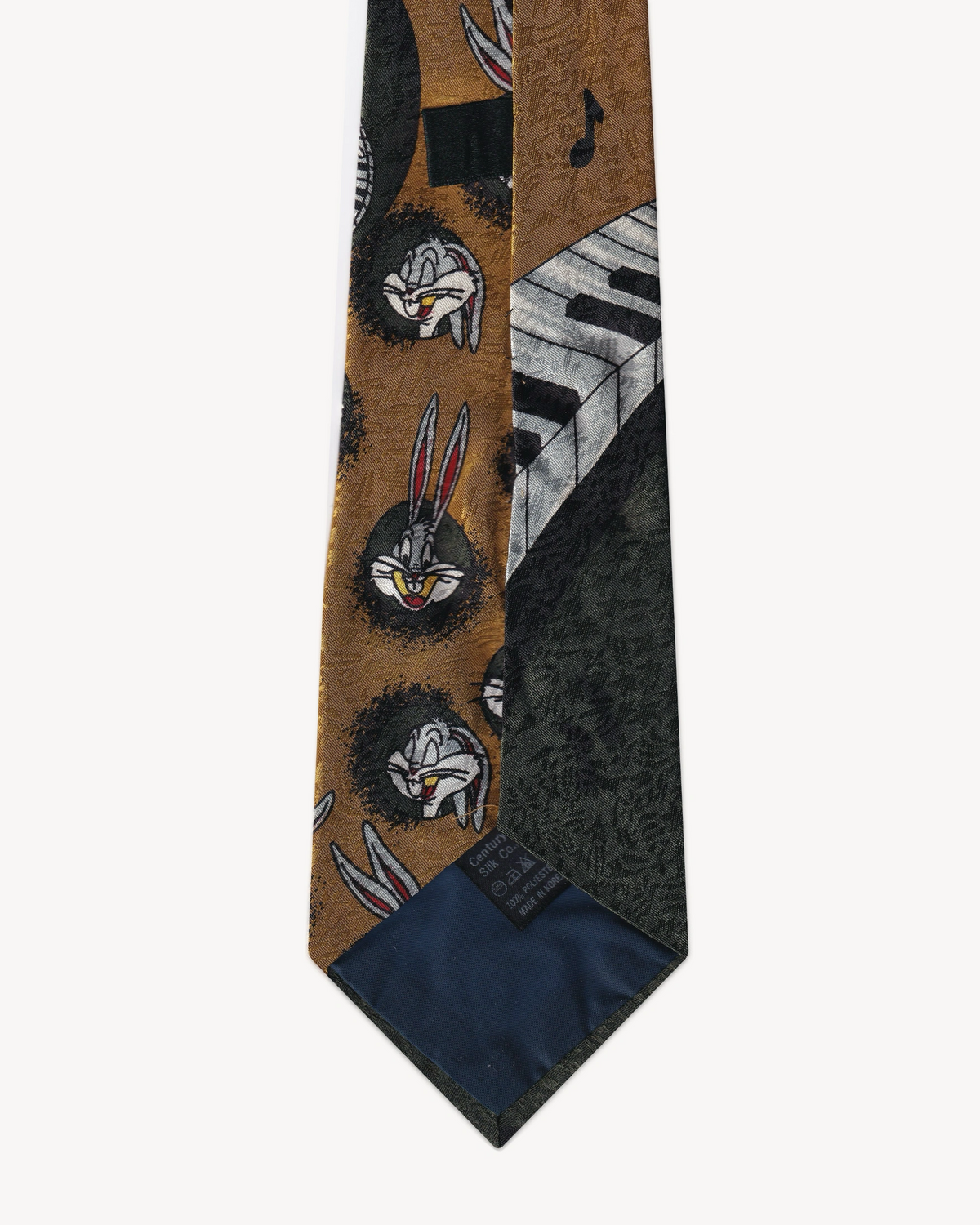 Tie “Bugs Bunny Piano” Looney Tunes