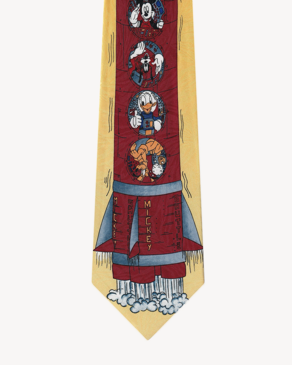 Tie “Mickey Mouse Shuttle” yellow - Disney