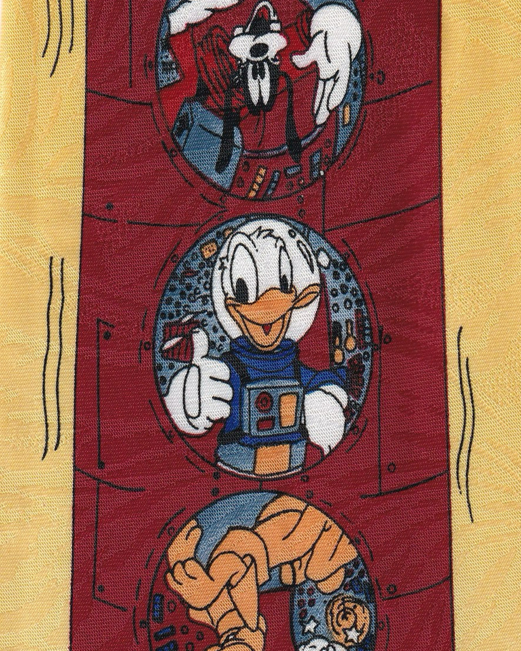 Tie “Mickey Mouse Shuttle” yellow - Disney