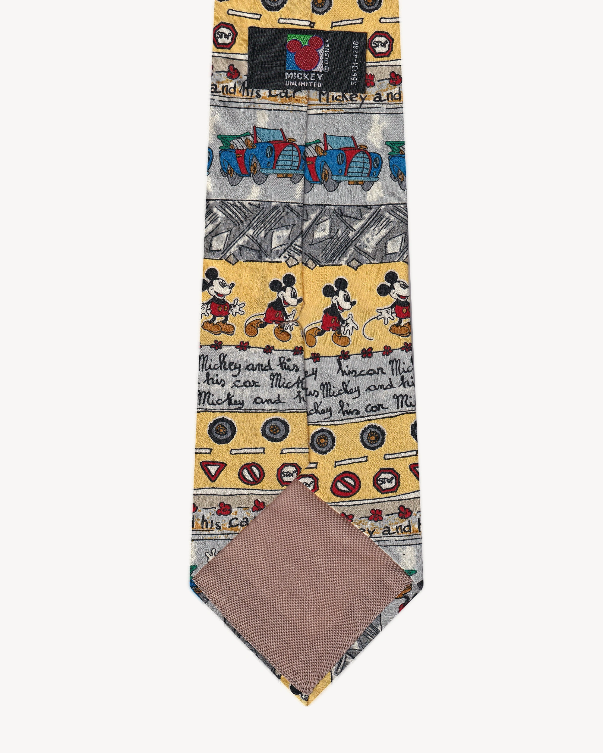 Tie “Mickey Mouse and his car” Disney Ties Disney