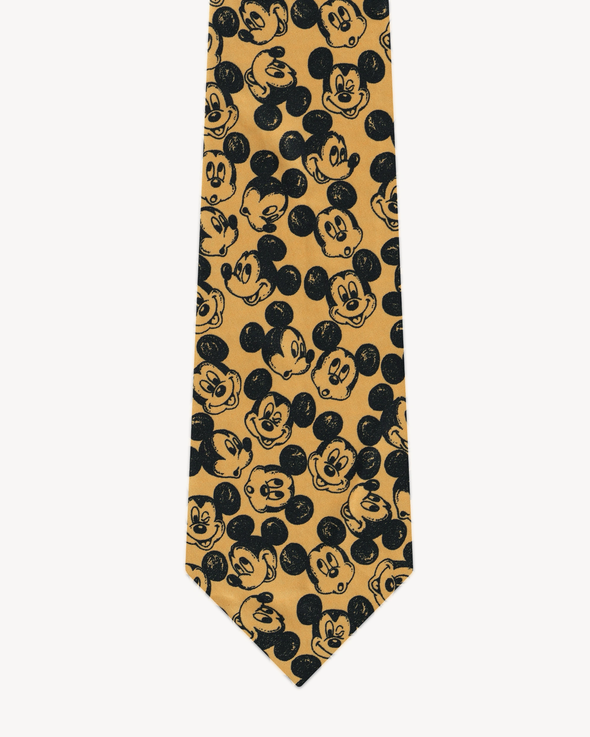 Tie “Pencil sketch of Mickey Mouse” Disney Light Yellow Ties Disney