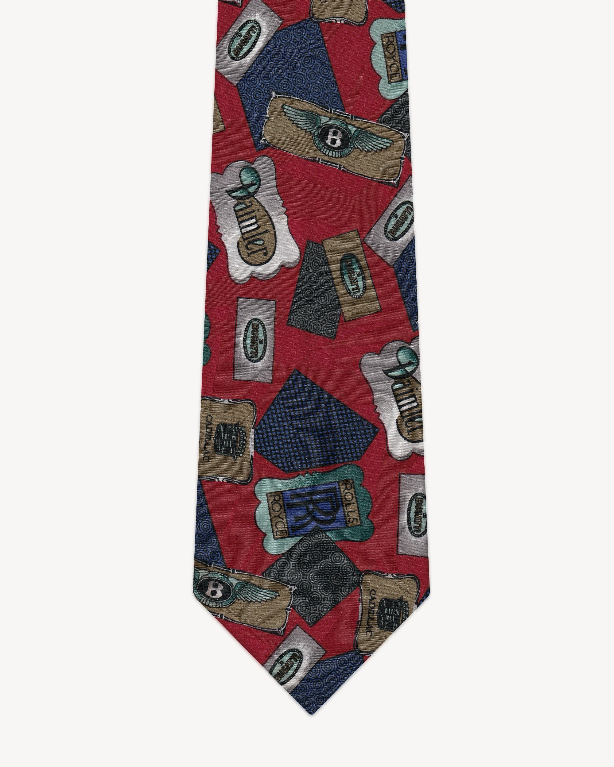 Tie "Rolls Royce, Cadillac, Bentley and Bugatti"