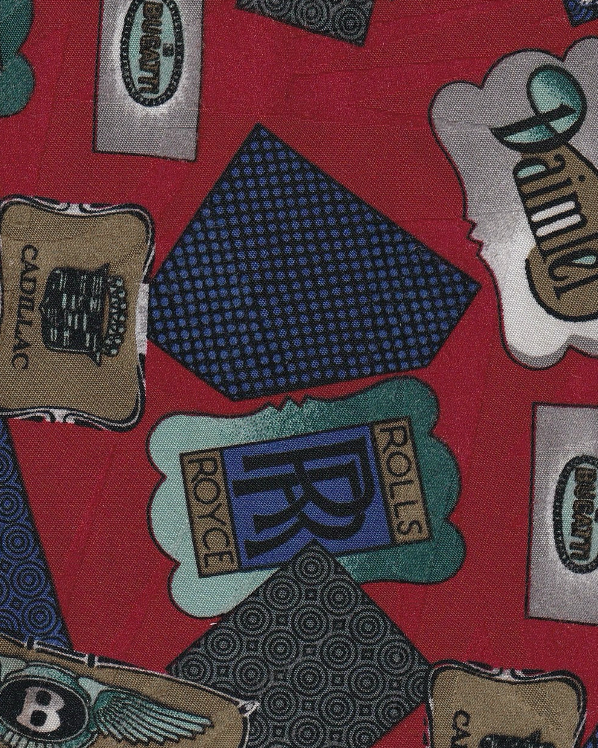 Tie "Rolls Royce, Cadillac, Bentley and Bugatti"