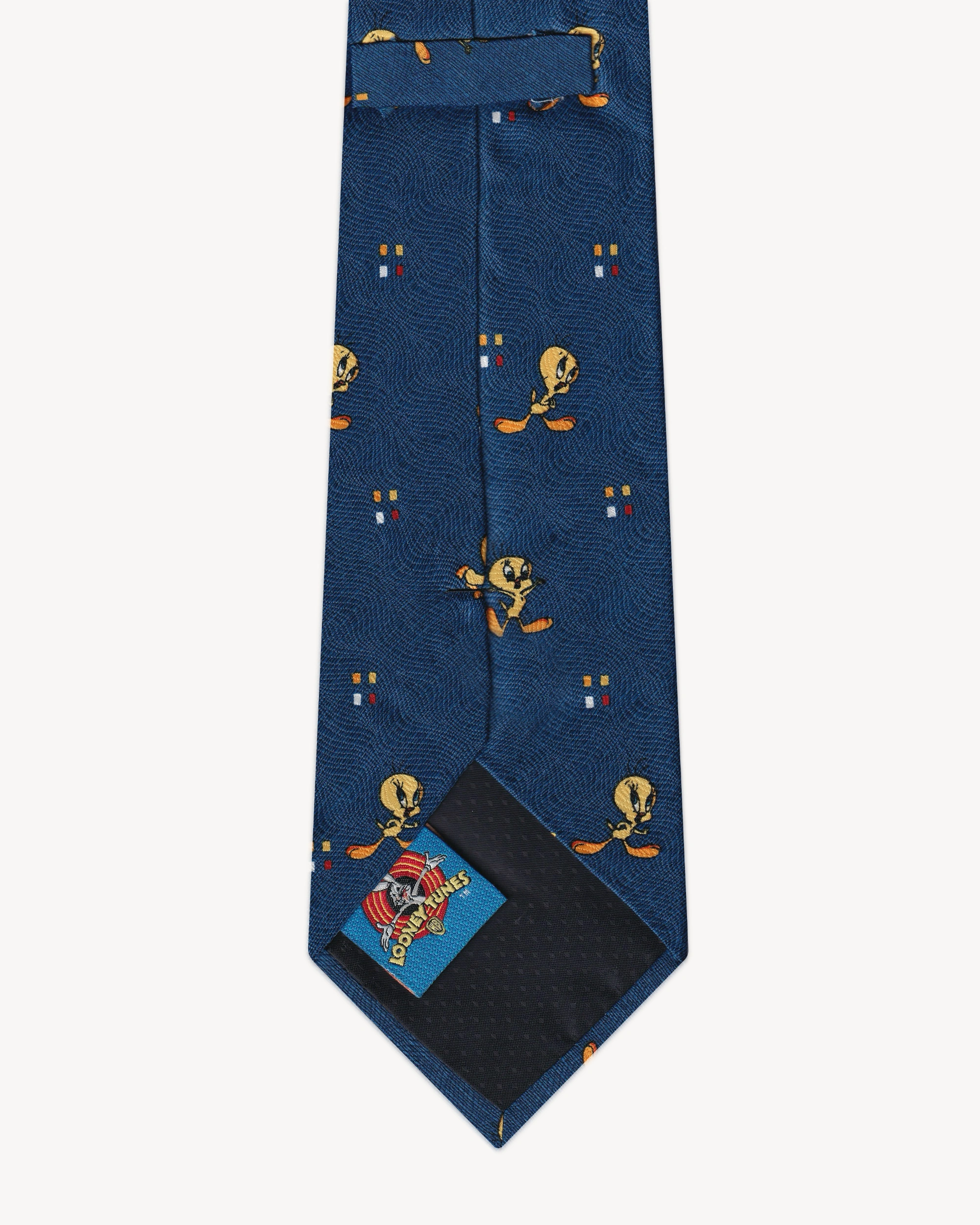 Tie “Tweety Bird and squares” Looney Tunes Ties Looney Tunes
