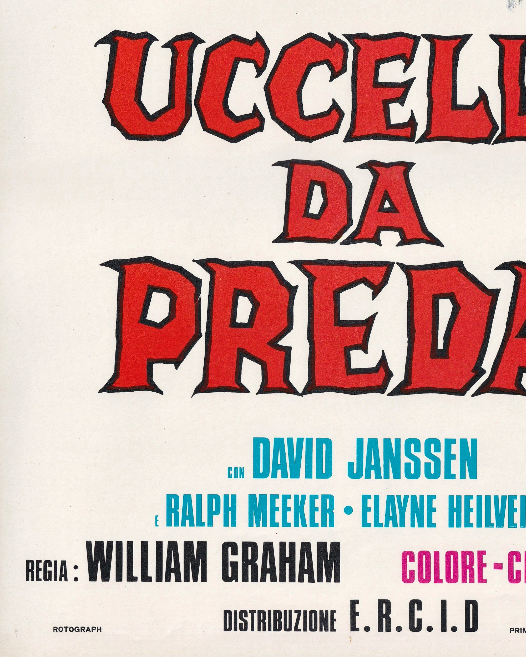 Uccelli da Preda Cinema Posters Props!