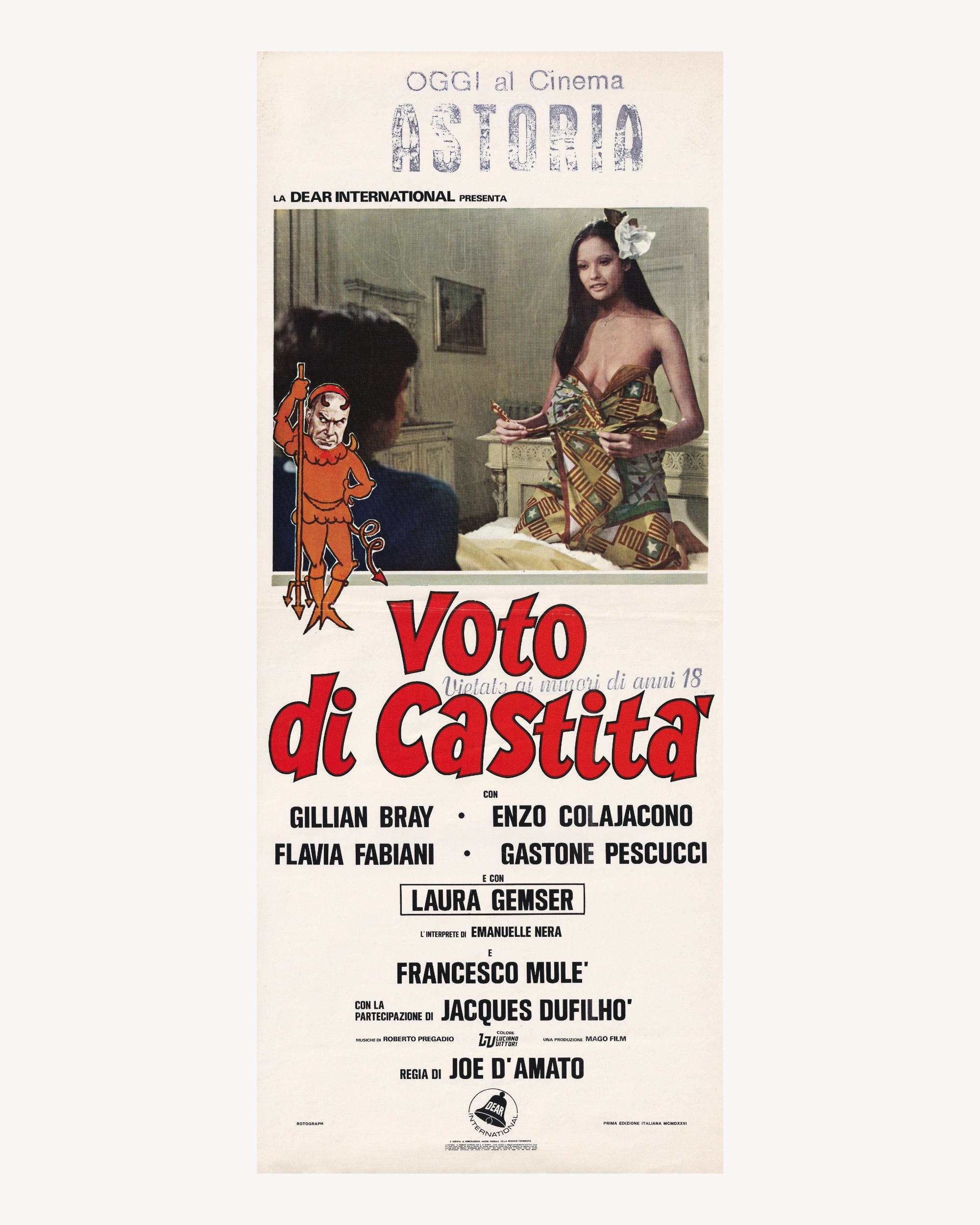 Voto di Castità Cinema Posters Props!