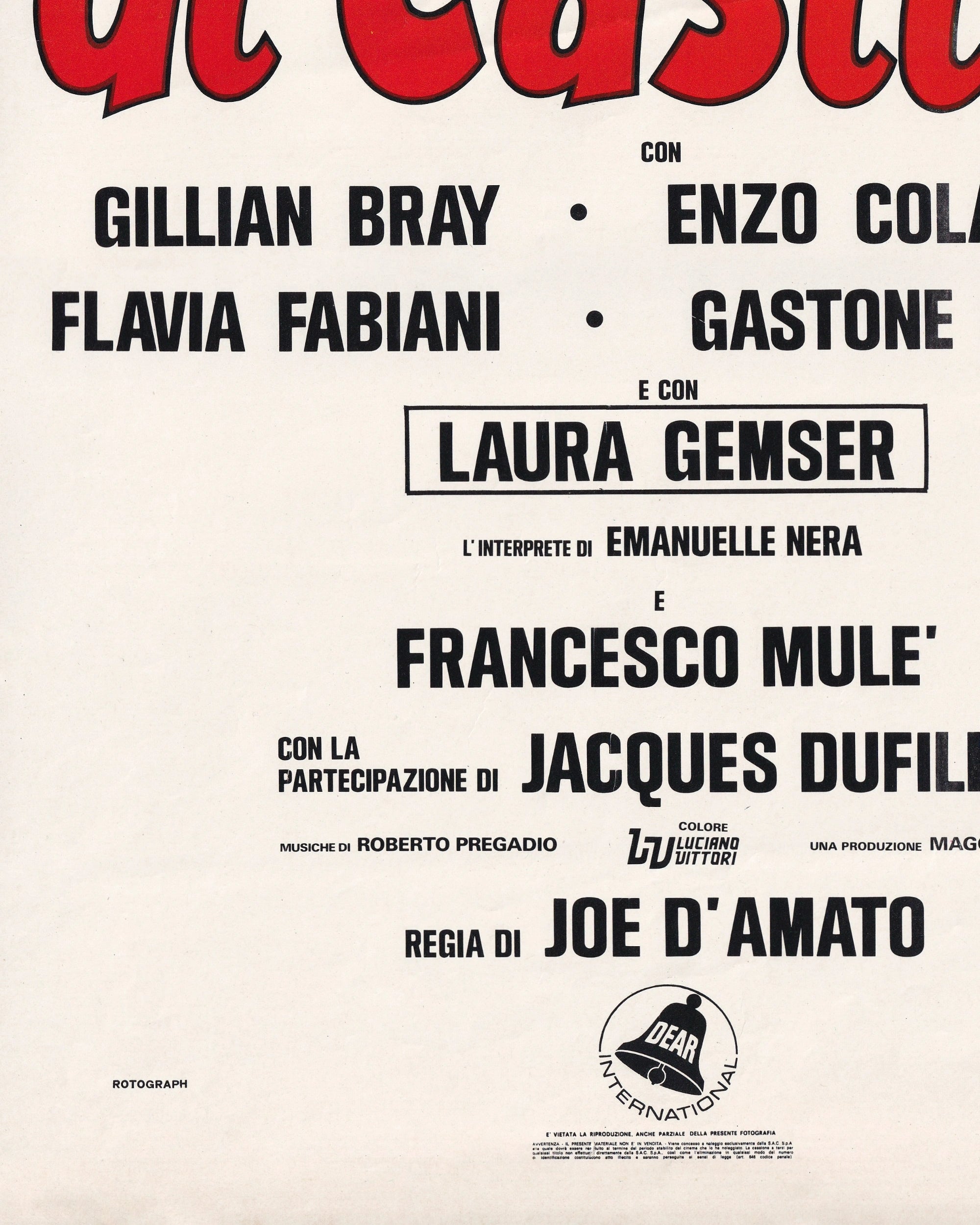 Voto di Castità Cinema Posters Props!