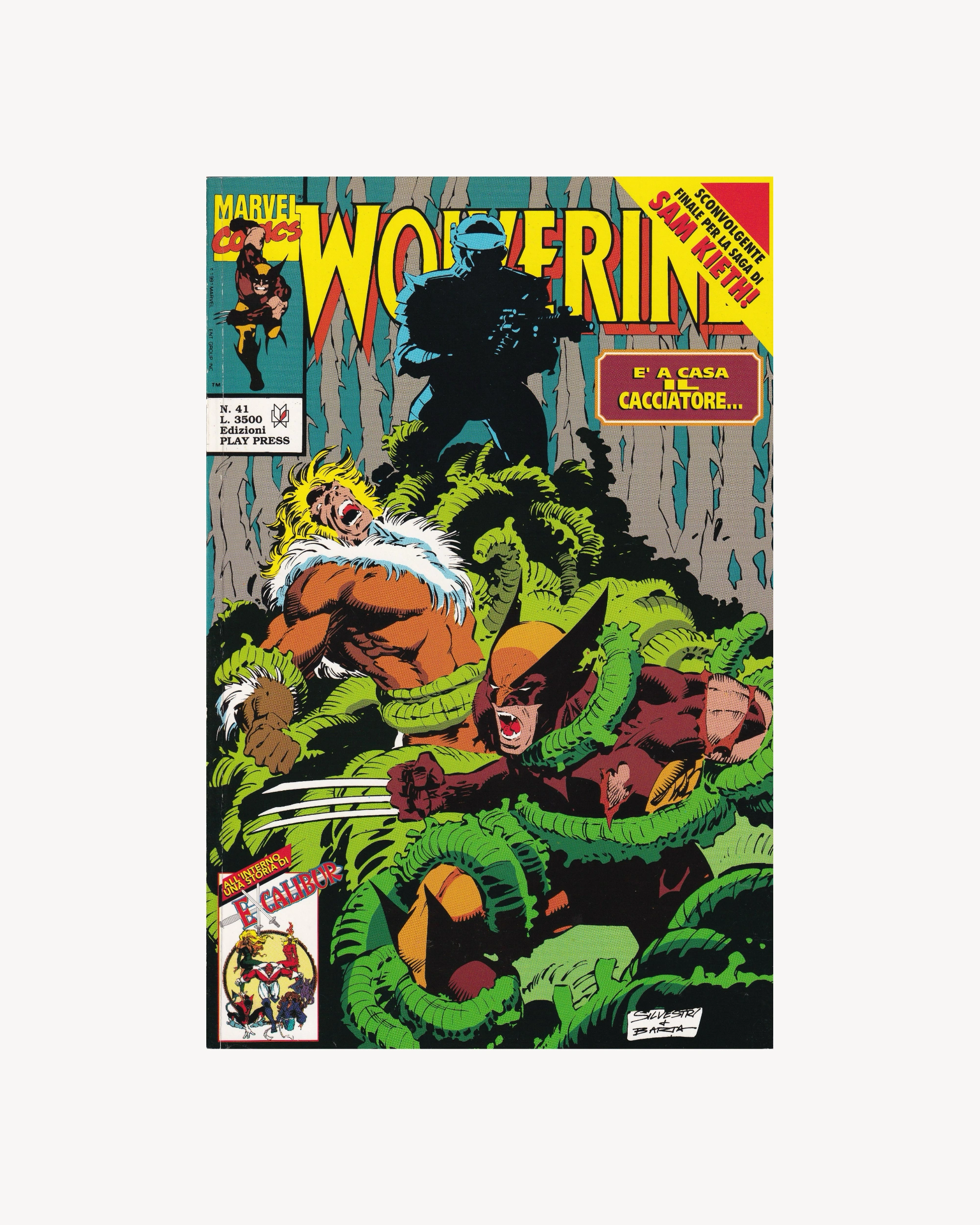 Wolverine - È a casa il Cacciatore… n.41 1993 Comics Play Press