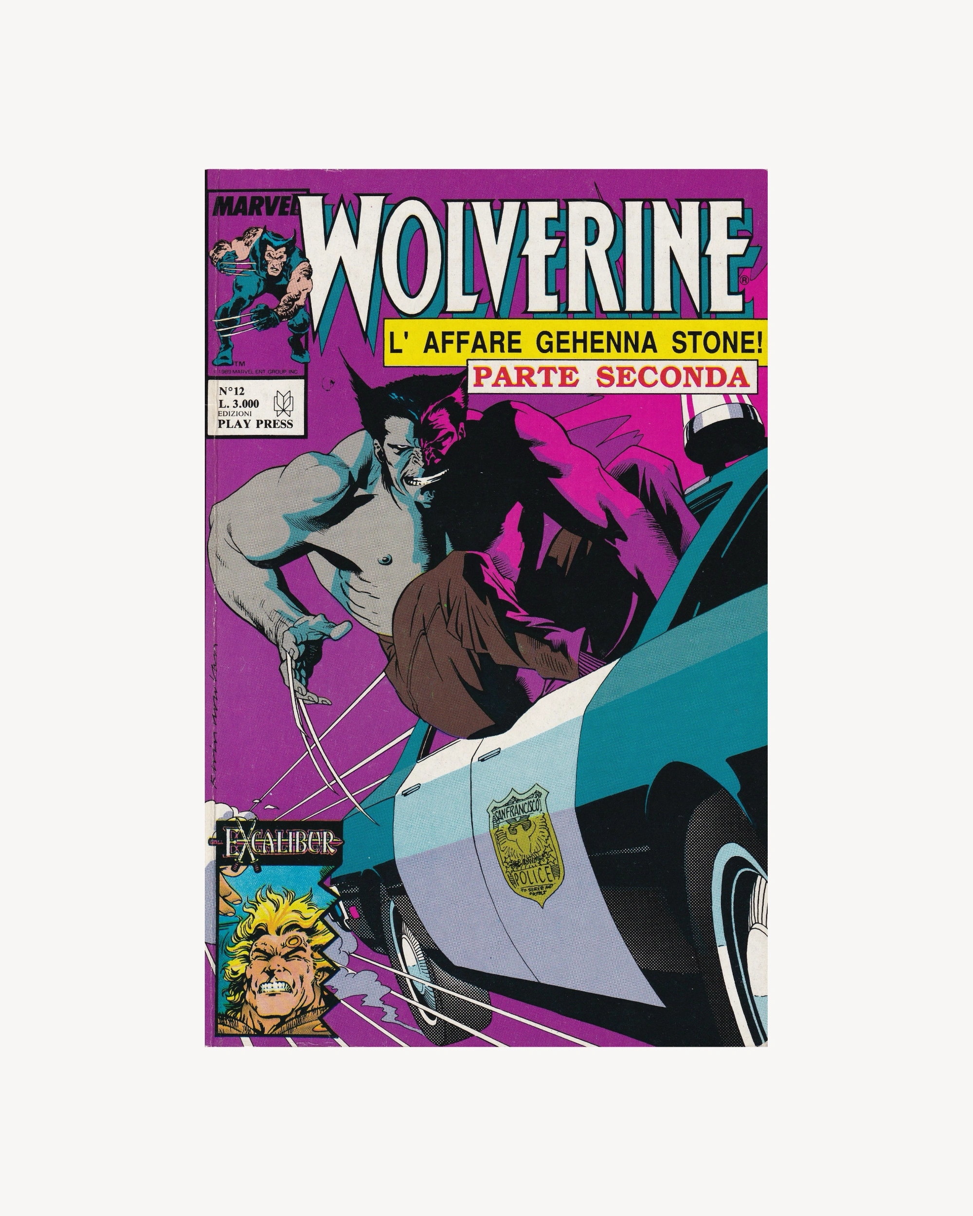 Wolverine - L’affare Gehenna Stone! II Parte n.12 1990 Comics Play Press