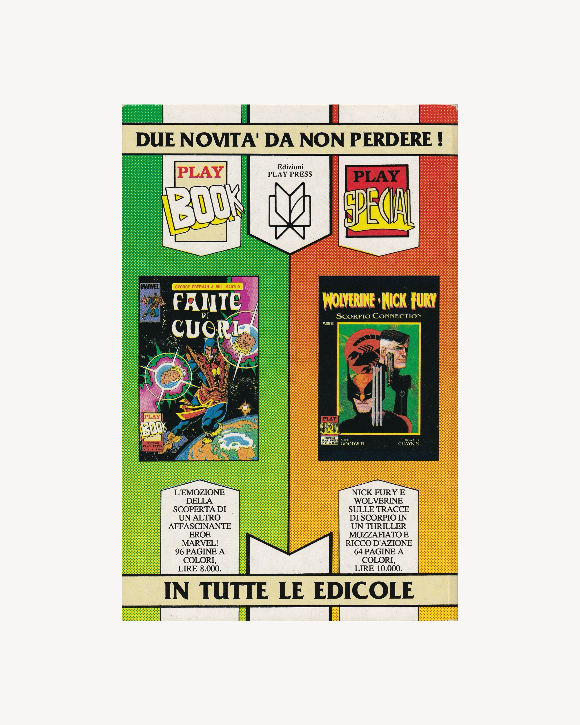 Wolverine - L’affare Gehenna Stone! II Parte n.12 1990 Comics Play Press