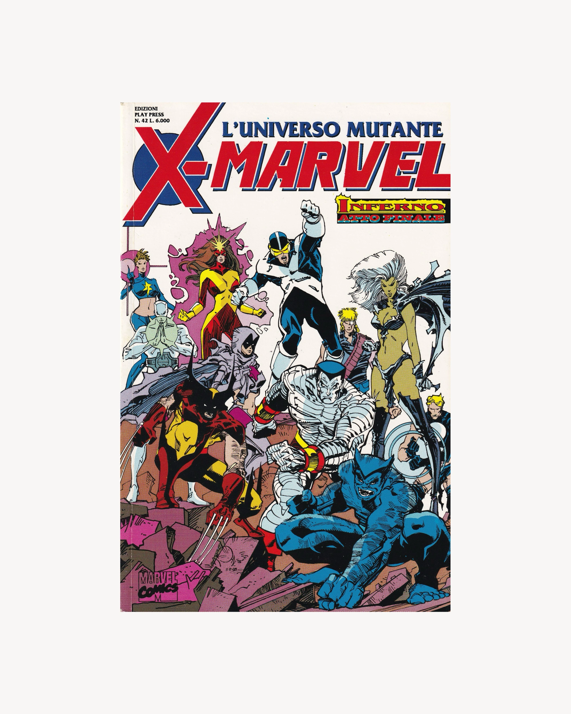 X-Marvel - L'Universo Mutante n.42 1993 Comics Play Press