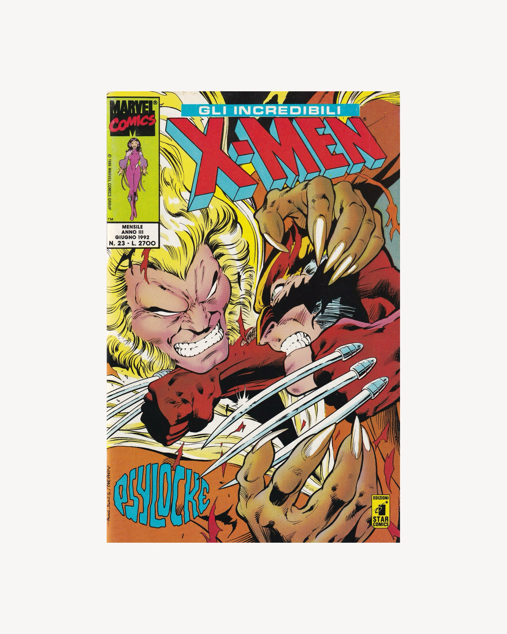X-Men - Psylocke n.23 1992 Comics Star Comics