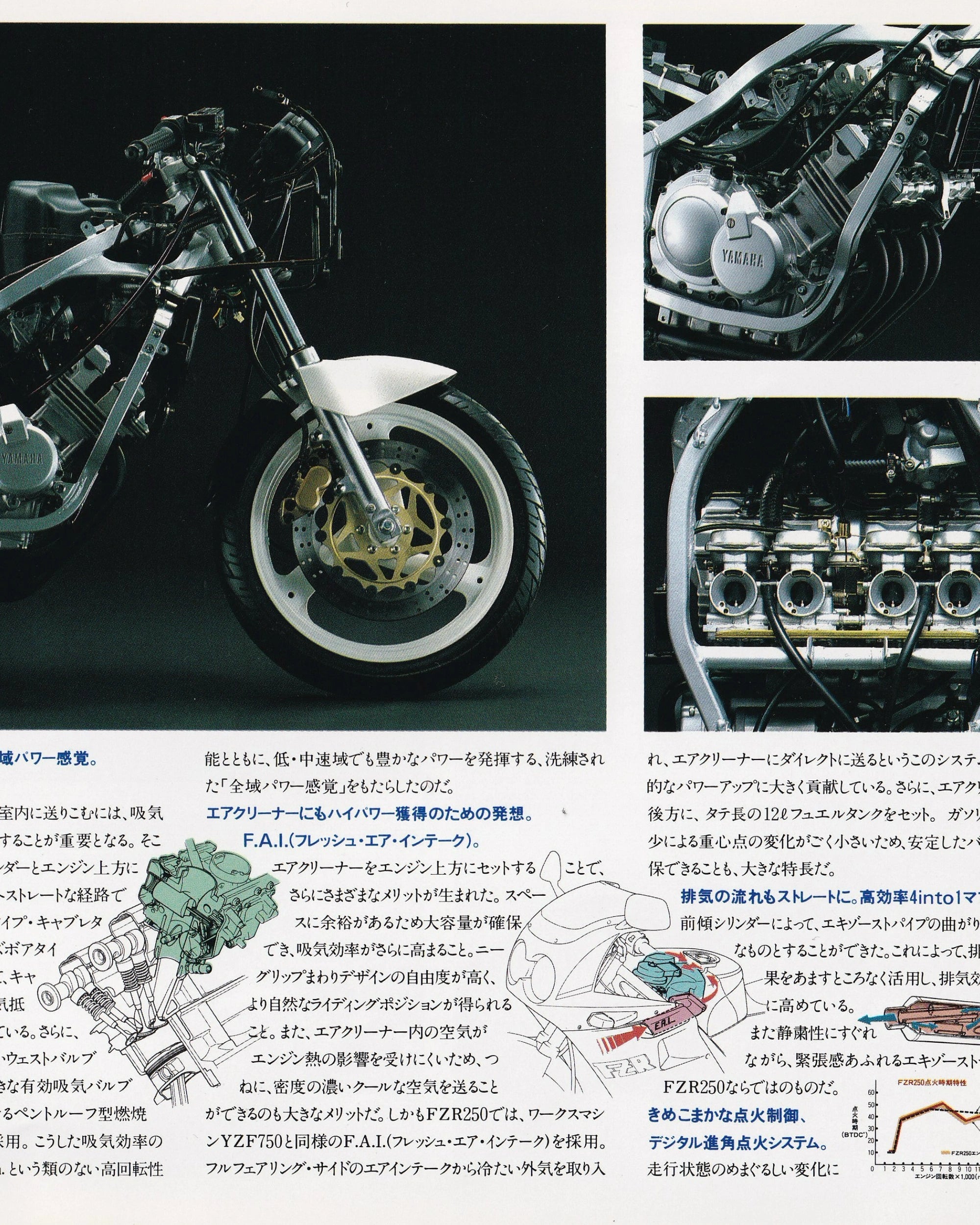 Yamaha FZR250 - Booklet (Jpn) Old Books Yamaha