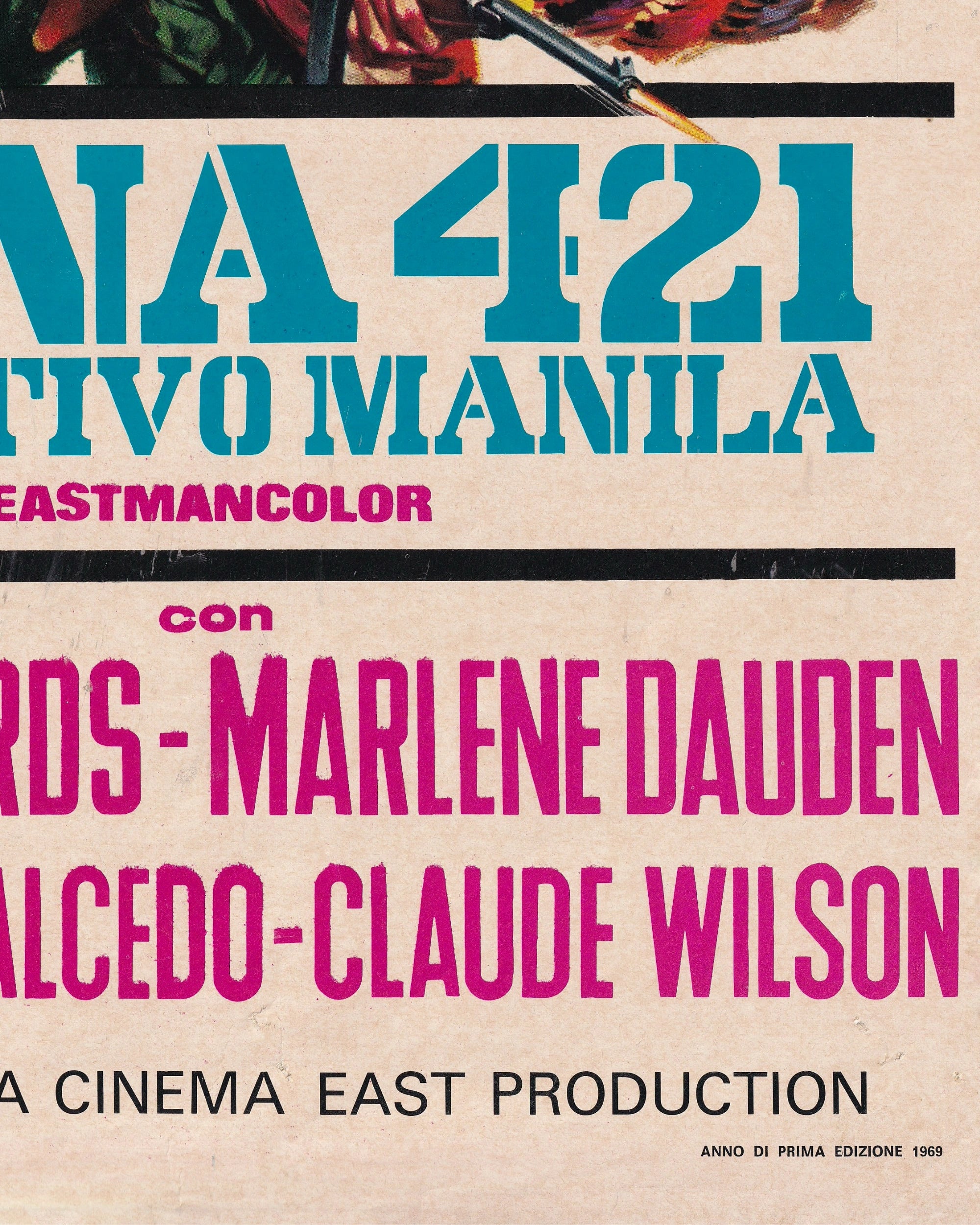 Zona 421 - Obiettivo Manila Cinema Posters Props!