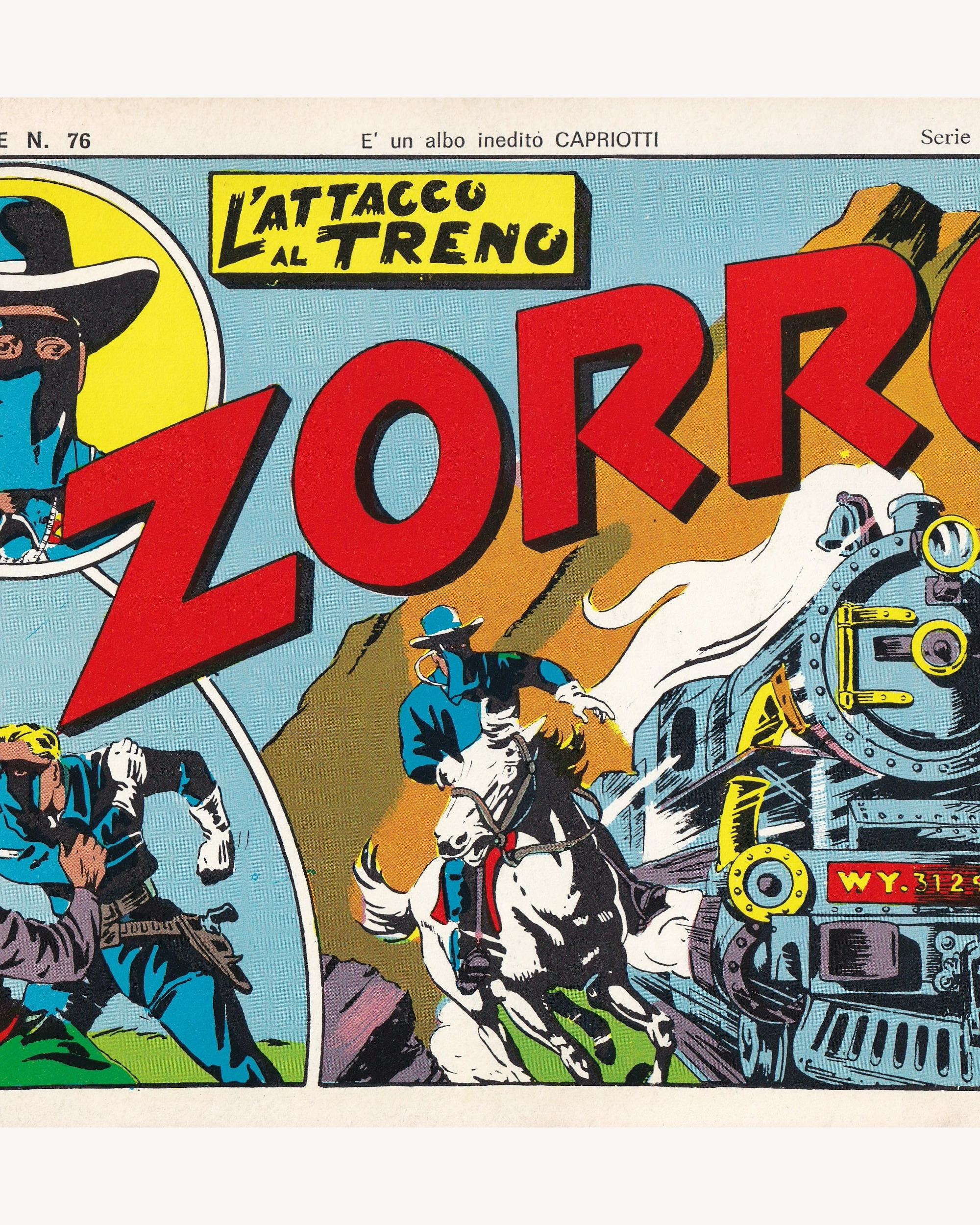 Zorro - L’Attacco al Treno n.2 Comics Capriotti