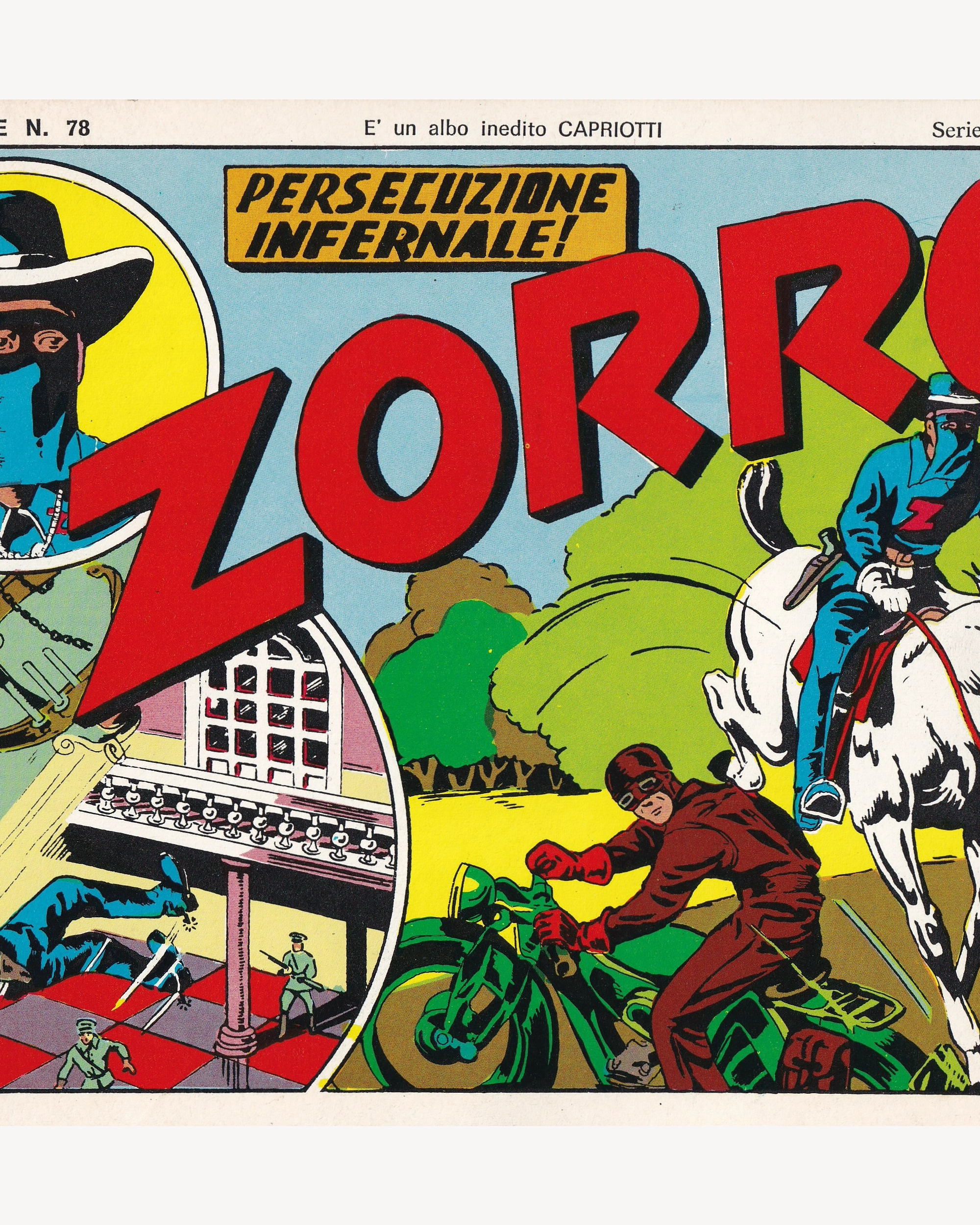 Zorro - Persecuzione Infernale! n.4 Comics Capriotti
