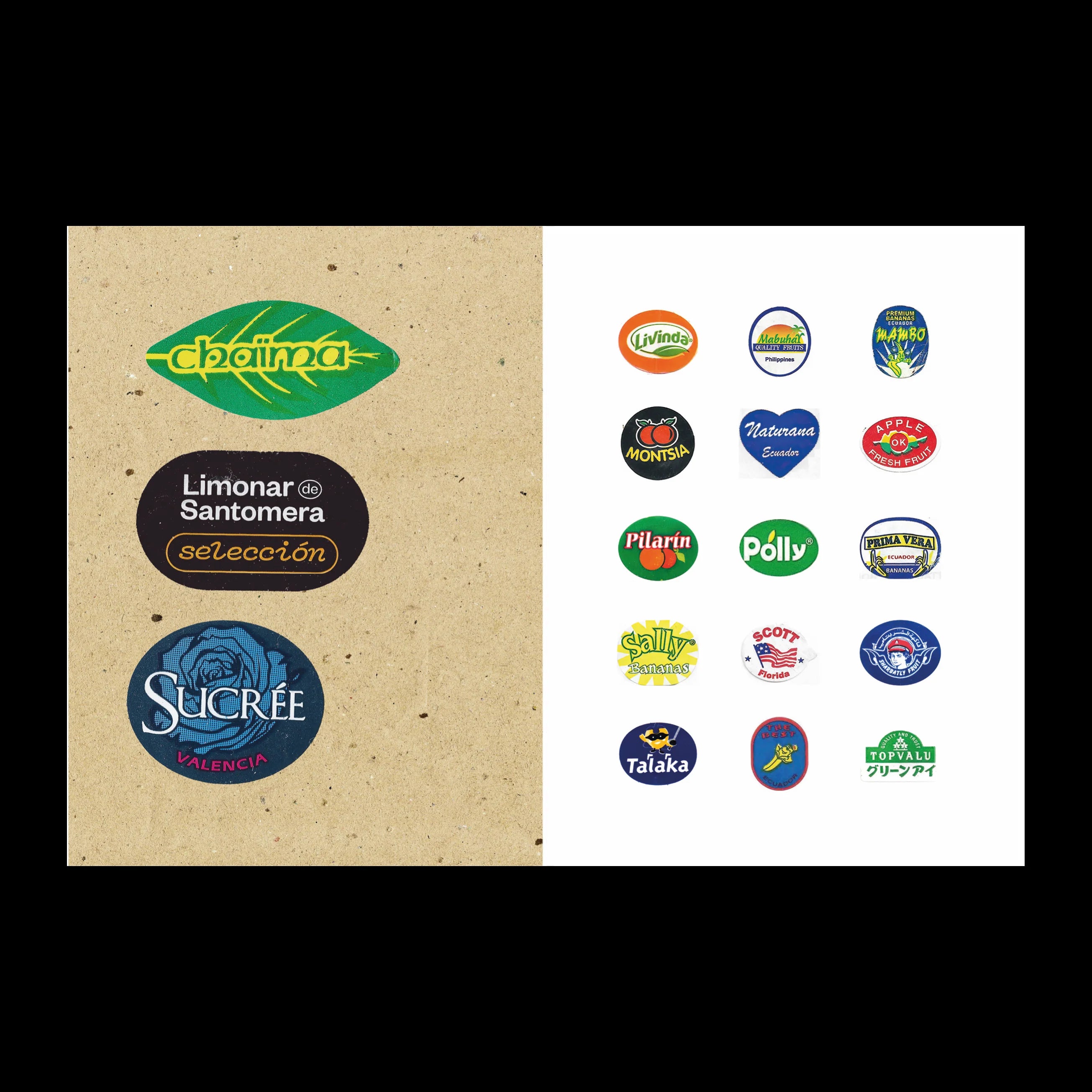 FRUIT STICKERS - Masala Noir Art Masala Noir