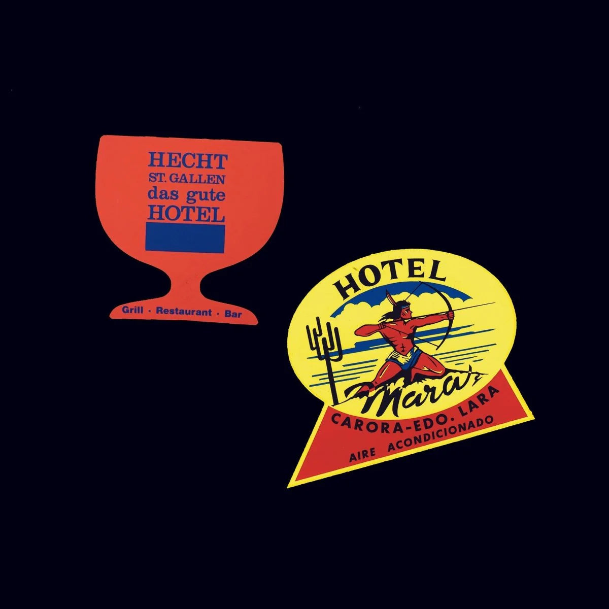 HOTEL TAGS 1940- 2000 - Masala Noir Art Books Masala Noir