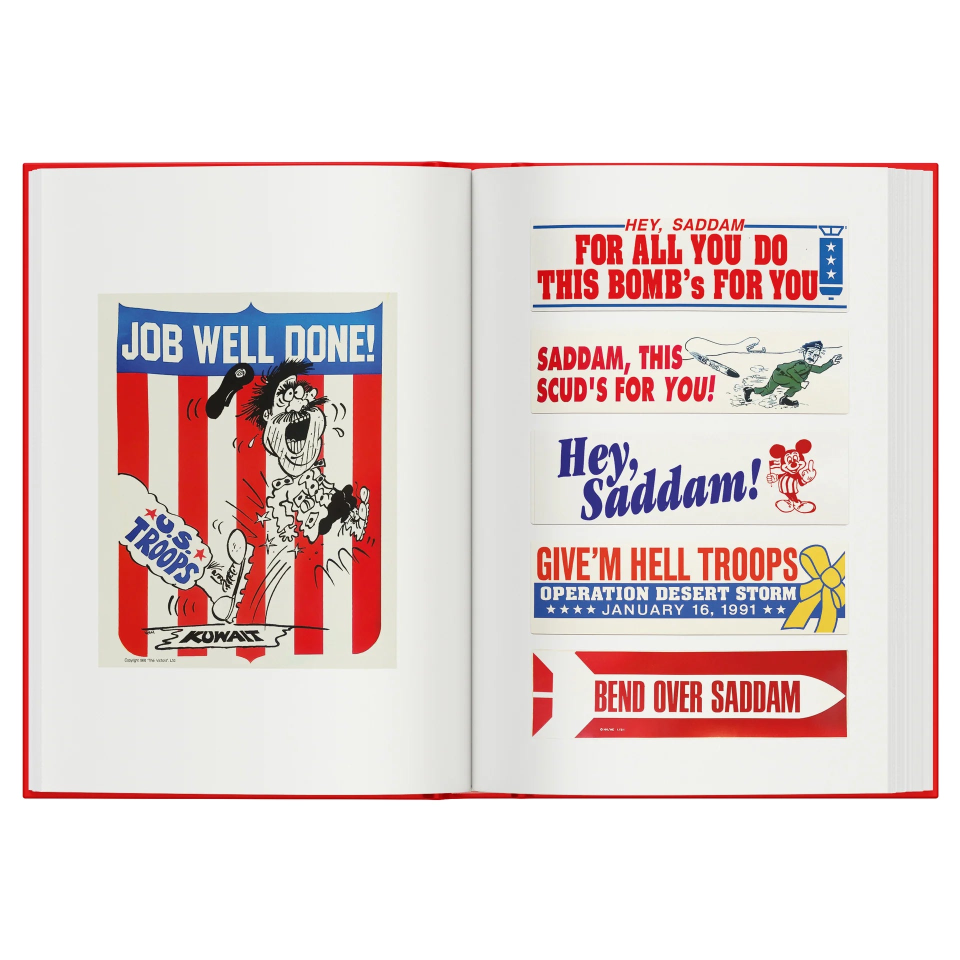 Never Forget: Souvenirs from The Gulf War & The War on Terror - W.M.D Art Books Lock Books