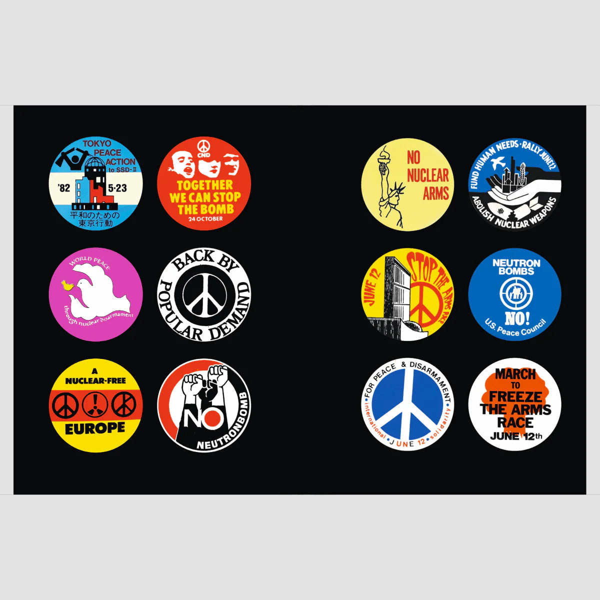 POLITICAL BADGES - Masala Noir Art Books Masala Noir