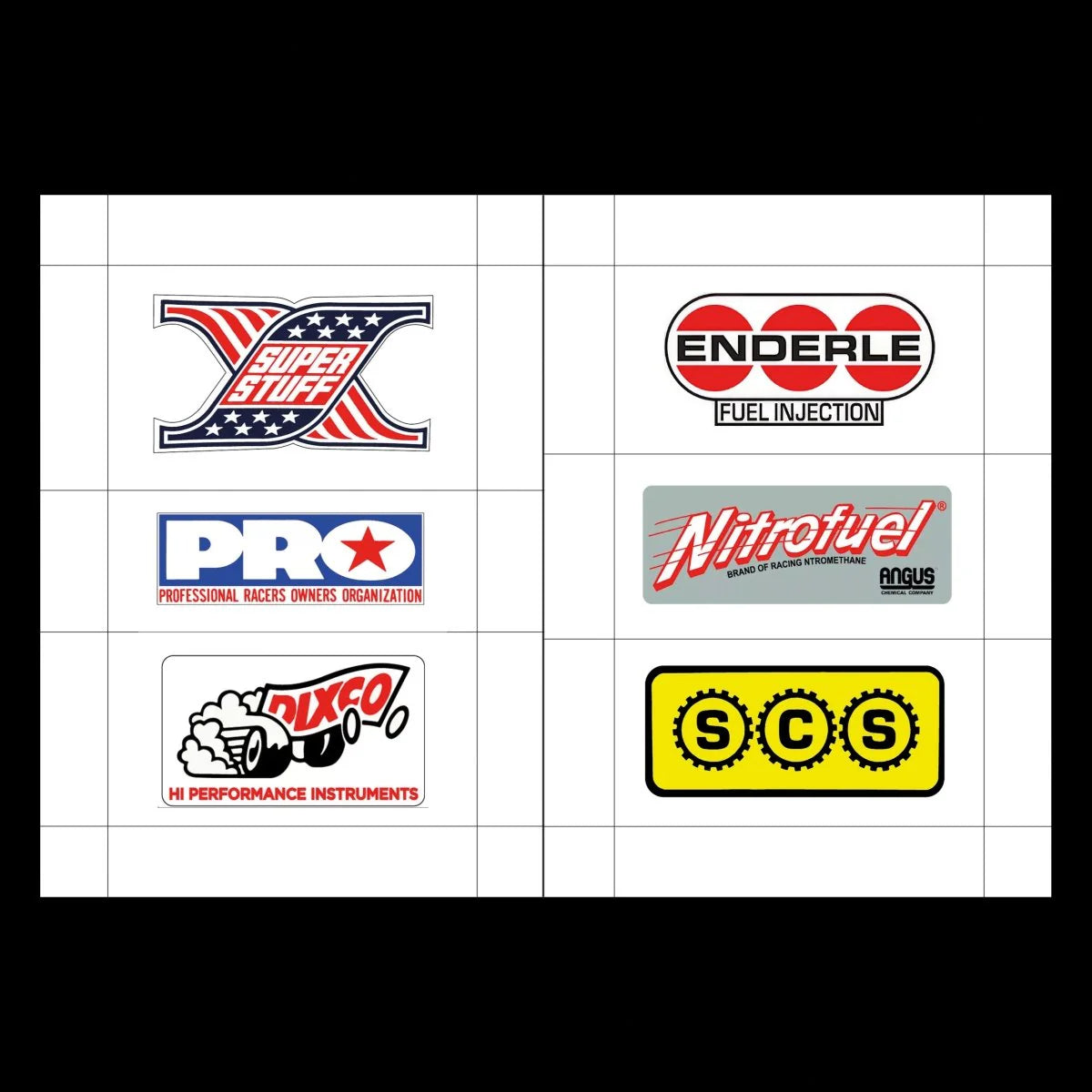 RACING LOGOS & STICKERS - Masala Noir Art Books Masala Noir