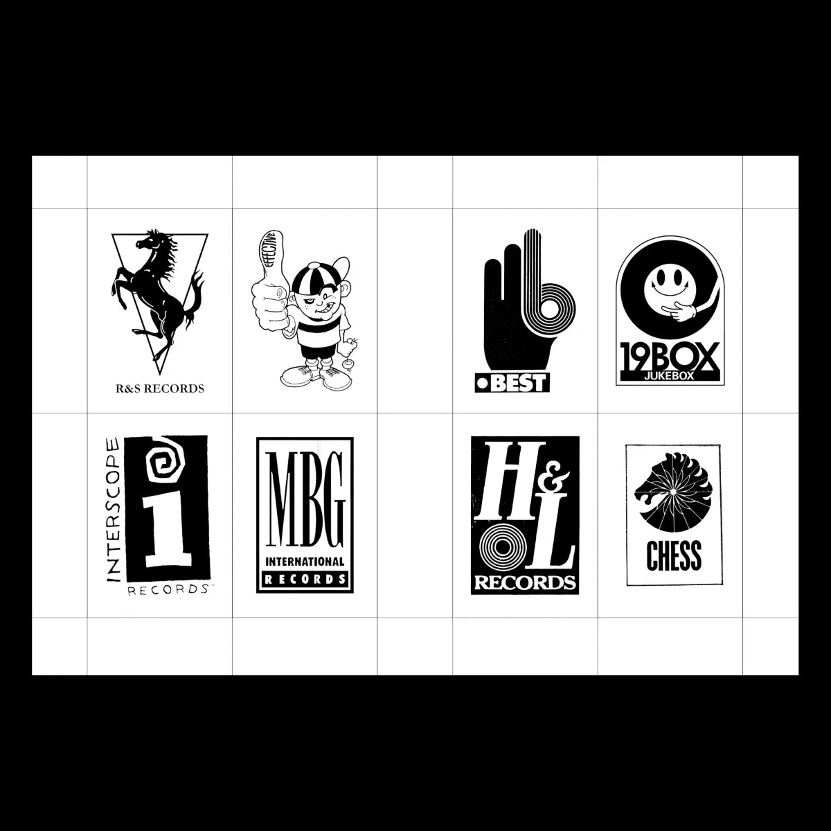 RECORD LABEL LOGOS - Masala Noir Art Books Masala Noir